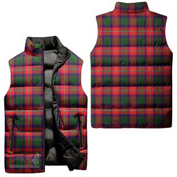Scottish Wauchope Tartan Tartan Puffer Vest, Tartan Plaid Sleeveless Down Jacket Scottish Plaid Tartan Plaid - ScotsTee - scotstee.com