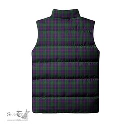 Scottish Urquhart Clan Tartan Puffer Vest, Family Crest Plaid Sleeveless Down Jacket Scottish Plaid Tartan Plaid - ScotsTee - scotstee.com