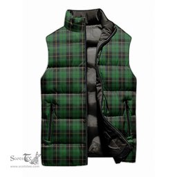 Scottish Wallace Hunting Tartan Tartan Puffer Vest, Tartan Plaid Sleeveless Down Jacket Scottish Plaid Tartan Plaid - ScotsTee - scotstee.com