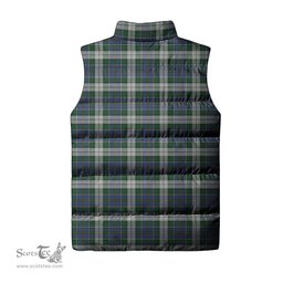 Scottish MacInnes Dress Clan Tartan Puffer Vest, Family Crest Plaid Sleeveless Down Jacket Scottish Plaid Tartan Plaid - ScotsTee - scotstee.com