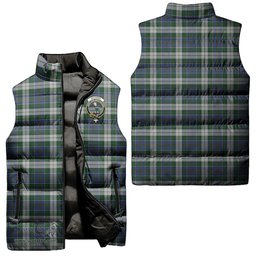 Scottish MacInnes Dress Clan Tartan Puffer Vest, Family Crest Plaid Sleeveless Down Jacket Scottish Plaid Tartan Plaid - ScotsTee - scotstee.com