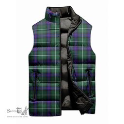 Scottish MacDonald of the Isles Hunting Modern Tartan Tartan Puffer Vest, Tartan Plaid Sleeveless Down Jacket Scottish Plaid Tartan Plaid - ScotsTee - scotstee.com