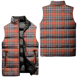 Scottish MacFarlane Ancient Tartan Tartan Puffer Vest, Tartan Plaid Sleeveless Down Jacket Scottish Plaid Tartan Plaid - ScotsTee - scotstee.com