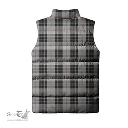 Scottish MacPherson Dress Clan Tartan Puffer Vest, Family Crest Plaid Sleeveless Down Jacket Scottish Plaid Tartan Plaid - ScotsTee - scotstee.com