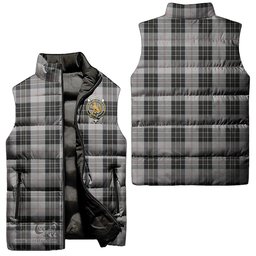 Scottish MacPherson Dress Clan Tartan Puffer Vest, Family Crest Plaid Sleeveless Down Jacket Scottish Plaid Tartan Plaid - ScotsTee - scotstee.com
