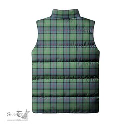 Scottish MacThomas Ancient Clan Tartan Puffer Vest, Family Crest Plaid Sleeveless Down Jacket Scottish Plaid Tartan Plaid - ScotsTee - scotstee.com