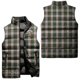Scottish MacKinnon Dress Clan Tartan Puffer Vest, Family Crest Plaid Sleeveless Down Jacket Scottish Plaid Tartan Plaid - ScotsTee - scotstee.com