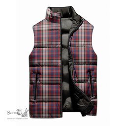 Scottish MacFarlane Dress Tartan Tartan Puffer Vest, Tartan Plaid Sleeveless Down Jacket Scottish Plaid Tartan Plaid - ScotsTee - scotstee.com