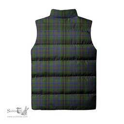 Scottish MacInnes Clan Tartan Puffer Vest, Family Crest Plaid Sleeveless Down Jacket Scottish Plaid Tartan Plaid - ScotsTee - scotstee.com