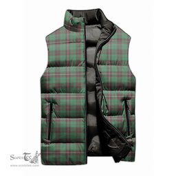 Scottish MacKinnon Hunting Ancient Tartan Tartan Puffer Vest, Tartan Plaid Sleeveless Down Jacket Scottish Plaid Tartan Plaid - ScotsTee - scotstee.com