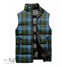 Scottish MacNeil of Barra Tartan Tartan Puffer Vest, Tartan Plaid Sleeveless Down Jacket Scottish Plaid Tartan Plaid - ScotsTee - scotstee.com