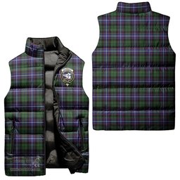 Scottish Galbraith Modern Clan Tartan Puffer Vest, Family Crest Plaid Sleeveless Down Jacket Scottish Plaid Tartan Plaid - ScotsTee - scotstee.com