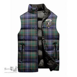 Scottish MacRae Hunting Modern Clan Tartan Puffer Vest, Family Crest Plaid Sleeveless Down Jacket Scottish Plaid Tartan Plaid - ScotsTee - scotstee.com