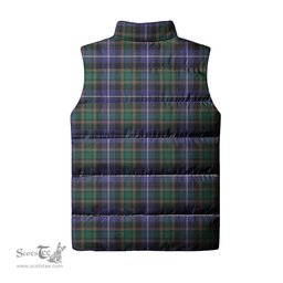 Scottish MacRae Hunting Modern Clan Tartan Puffer Vest, Family Crest Plaid Sleeveless Down Jacket Scottish Plaid Tartan Plaid - ScotsTee - scotstee.com