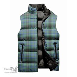 Scottish MacInnes Ancient Tartan Tartan Puffer Vest, Tartan Plaid Sleeveless Down Jacket Scottish Plaid Tartan Plaid - ScotsTee - scotstee.com