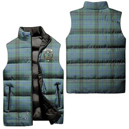 Scottish MacInnes Ancient Clan Tartan Puffer Vest, Family Crest Plaid Sleeveless Down Jacket Scottish Plaid Tartan Plaid - ScotsTee - scotstee.com