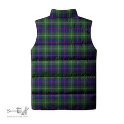 Scottish MacThomas Modern Tartan Tartan Puffer Vest, Tartan Plaid Sleeveless Down Jacket Scottish Plaid Tartan Plaid - ScotsTee - scotstee.com