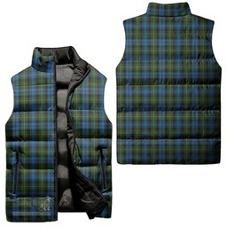 Scottish MacKenzie Tartan Tartan Puffer Vest, Tartan Plaid Sleeveless Down Jacket Scottish Plaid Tartan Plaid - ScotsTee - scotstee.com