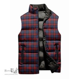 Scottish MacLachlan Tartan Tartan Puffer Vest, Tartan Plaid Sleeveless Down Jacket Scottish Plaid Tartan Plaid - ScotsTee - scotstee.com