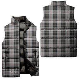 Scottish MacPherson Dress Tartan Tartan Puffer Vest, Tartan Plaid Sleeveless Down Jacket Scottish Plaid Tartan Plaid - ScotsTee - scotstee.com
