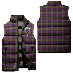 Scottish MacDonell of Glengarry Modern Clan Tartan Puffer Vest, Family Crest Plaid Sleeveless Down Jacket Scottish Plaid Tartan Plaid - ScotsTee - scotstee.com