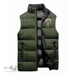 Scottish MacKinnon Hunting Clan Tartan Puffer Vest, Family Crest Plaid Sleeveless Down Jacket Scottish Plaid Tartan Plaid - ScotsTee - scotstee.com