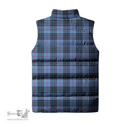 Scottish MacKay Blue Clan Tartan Puffer Vest, Family Crest Plaid Sleeveless Down Jacket Scottish Plaid Tartan Plaid - ScotsTee - scotstee.com