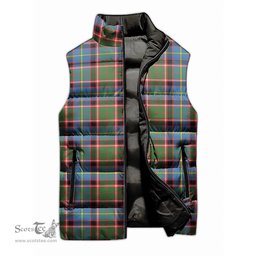 Scottish Norvel Tartan Tartan Puffer Vest, Tartan Plaid Sleeveless Down Jacket Scottish Plaid Tartan Plaid - ScotsTee - scotstee.com