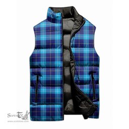 Scottish McKerrell Tartan Tartan Puffer Vest, Tartan Plaid Sleeveless Down Jacket Scottish Plaid Tartan Plaid - ScotsTee - scotstee.com