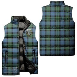 Scottish MacKay Ancient Clan Tartan Puffer Vest, Family Crest Plaid Sleeveless Down Jacket Scottish Plaid Tartan Plaid - ScotsTee - scotstee.com