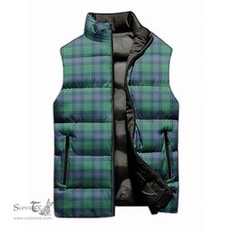 Scottish Shaw Ancient Tartan Tartan Puffer Vest, Tartan Plaid Sleeveless Down Jacket Scottish Plaid Tartan Plaid - ScotsTee - scotstee.com