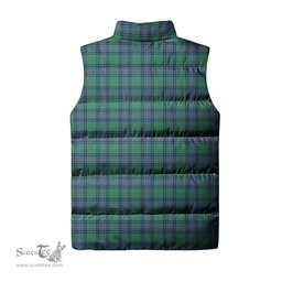 Scottish Shaw Ancient Tartan Tartan Puffer Vest, Tartan Plaid Sleeveless Down Jacket Scottish Plaid Tartan Plaid - ScotsTee - scotstee.com