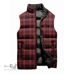 Scottish Murray of Ochtertyre Tartan Tartan Puffer Vest, Tartan Plaid Sleeveless Down Jacket Scottish Plaid Tartan Plaid - ScotsTee - scotstee.com