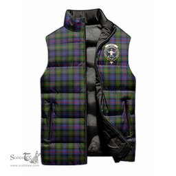 Scottish Murray of Atholl Modern Clan Tartan Puffer Vest, Family Crest Plaid Sleeveless Down Jacket Scottish Plaid Tartan Plaid - ScotsTee - scotstee.com
