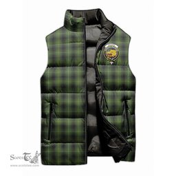 Scottish MacIver Hunting Clan Tartan Puffer Vest, Family Crest Plaid Sleeveless Down Jacket Scottish Plaid Tartan Plaid - ScotsTee - scotstee.com