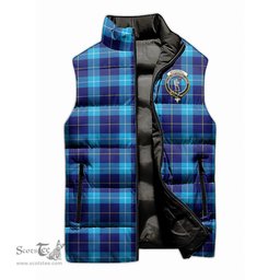 Scottish McKerrell Clan Tartan Puffer Vest, Family Crest Plaid Sleeveless Down Jacket Scottish Plaid Tartan Plaid - ScotsTee - scotstee.com