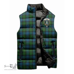 Scottish McCoy Clan Tartan Puffer Vest, Family Crest Plaid Sleeveless Down Jacket Scottish Plaid Tartan Plaid - ScotsTee - scotstee.com