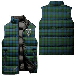 Scottish McCoy Clan Tartan Puffer Vest, Family Crest Plaid Sleeveless Down Jacket Scottish Plaid Tartan Plaid - ScotsTee - scotstee.com