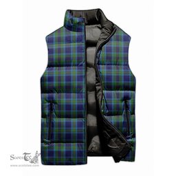 Scottish Miller Tartan Tartan Puffer Vest, Tartan Plaid Sleeveless Down Jacket Scottish Plaid Tartan Plaid - ScotsTee - scotstee.com