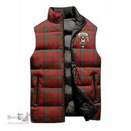 Scottish MacColl Clan Tartan Puffer Vest, Family Crest Plaid Sleeveless Down Jacket Scottish Plaid Tartan Plaid - ScotsTee - scotstee.com