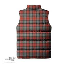 Scottish MacLachlan Weathered Tartan Tartan Puffer Vest, Tartan Plaid Sleeveless Down Jacket Scottish Plaid Tartan Plaid - ScotsTee - scotstee.com