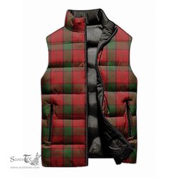 Scottish Maxwell Tartan Tartan Puffer Vest, Tartan Plaid Sleeveless Down Jacket Scottish Plaid Tartan Plaid - ScotsTee - scotstee.com