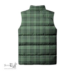 Scottish MacDonald Lord of the Isles Hunting Clan Tartan Puffer Vest, Family Crest Plaid Sleeveless Down Jacket Scottish Plaid Tartan Plaid - ScotsTee - scotstee.com