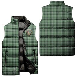 Scottish MacDonald Lord of the Isles Hunting Clan Tartan Puffer Vest, Family Crest Plaid Sleeveless Down Jacket Scottish Plaid Tartan Plaid - ScotsTee - scotstee.com