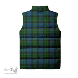 Scottish MacKie Tartan Tartan Puffer Vest, Tartan Plaid Sleeveless Down Jacket Scottish Plaid Tartan Plaid - ScotsTee - scotstee.com