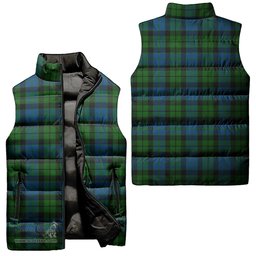 Scottish MacKie Tartan Tartan Puffer Vest, Tartan Plaid Sleeveless Down Jacket Scottish Plaid Tartan Plaid - ScotsTee - scotstee.com