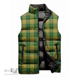 Scottish Meredith of Wales Tartan Tartan Puffer Vest, Tartan Plaid Sleeveless Down Jacket Scottish Plaid Tartan Plaid - ScotsTee - scotstee.com