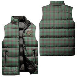 Scottish MacKinnon Hunting Ancient Clan Tartan Puffer Vest, Family Crest Plaid Sleeveless Down Jacket Scottish Plaid Tartan Plaid - ScotsTee - scotstee.com