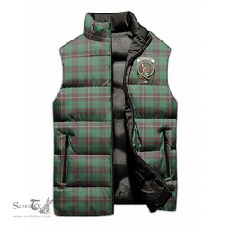 Scottish MacKinnon Hunting Ancient Clan Tartan Puffer Vest, Family Crest Plaid Sleeveless Down Jacket Scottish Plaid Tartan Plaid - ScotsTee - scotstee.com
