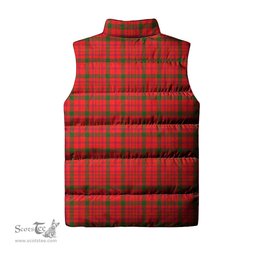 Scottish MacDonell of Keppoch Modern Clan Tartan Puffer Vest, Family Crest Plaid Sleeveless Down Jacket Scottish Plaid Tartan Plaid - ScotsTee - scotstee.com